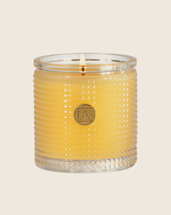 Aromatique Textured Glass Candle *Four Fragrances*