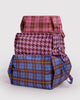 3d zip set in three unique plaid patterns