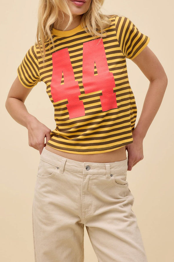 44 Striped Vintage Tee *XS-XL*