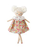 aggie doll with a spring blossom dress 
