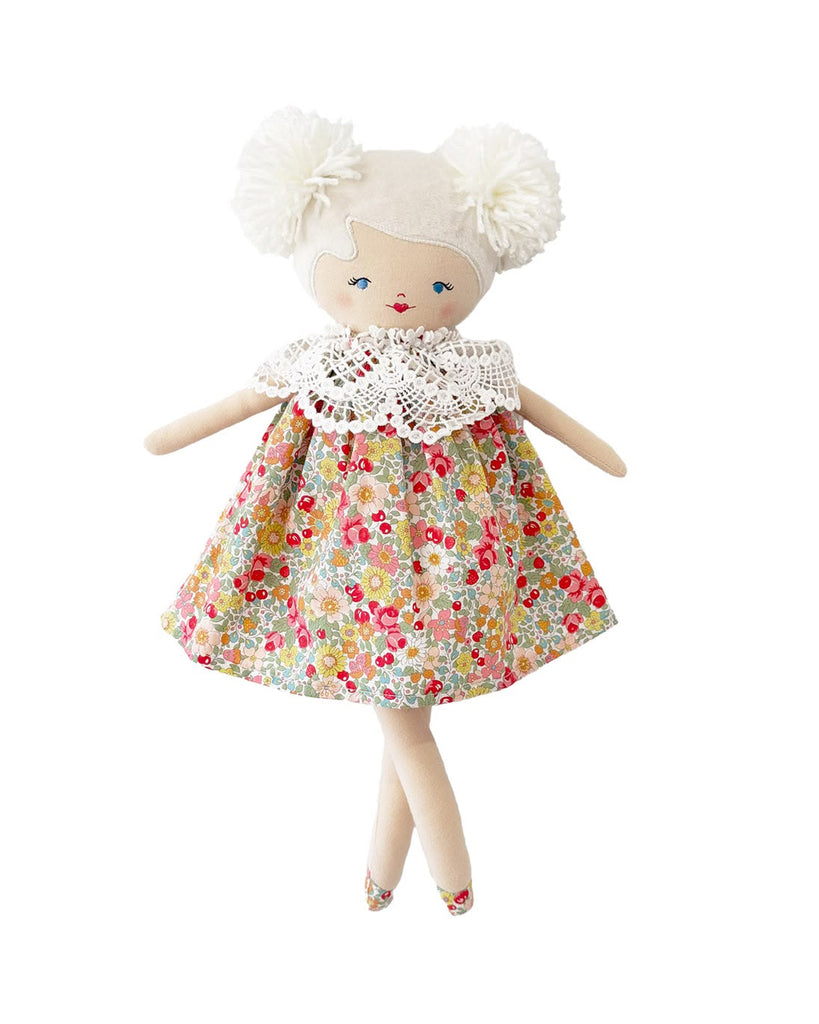 aggie doll with a spring blossom dress 
