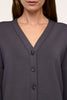 airessentials cardigan in dark slate color from spanx