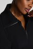 french rib airessentials pullover in very black from spanx