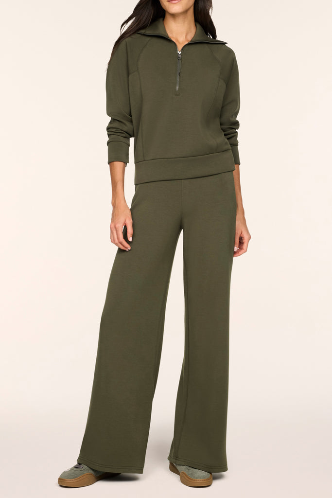 Monstera Airessentials Half Zip from spanx