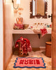 Amalie Nudie Bath Mat in hibiscus pink