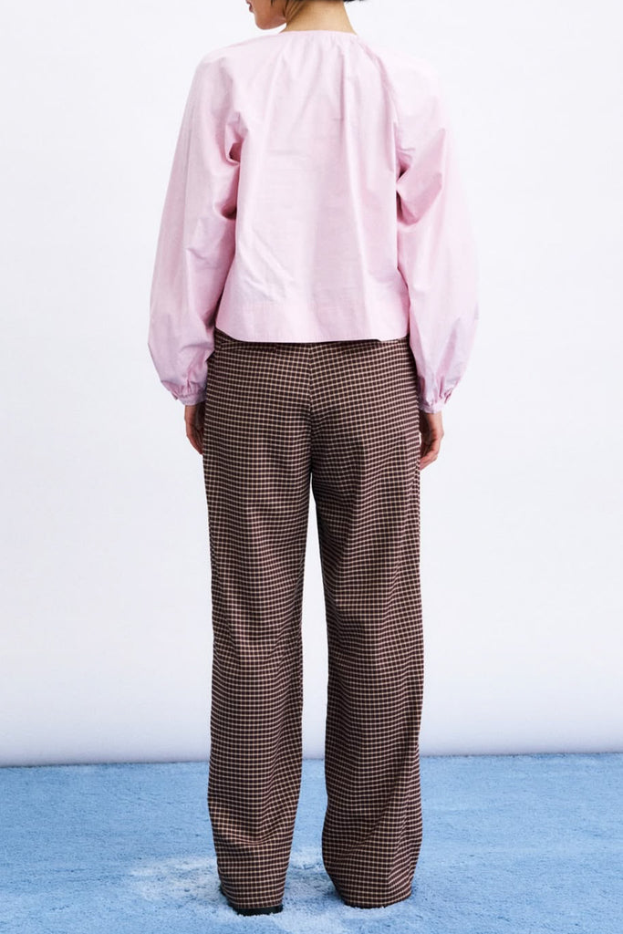 lightweight blouse in pretty pale pink