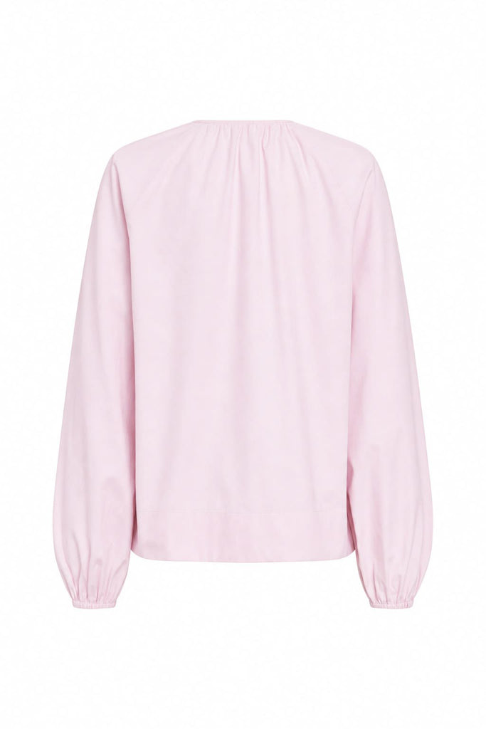 lightweight blouse in pretty pale pink