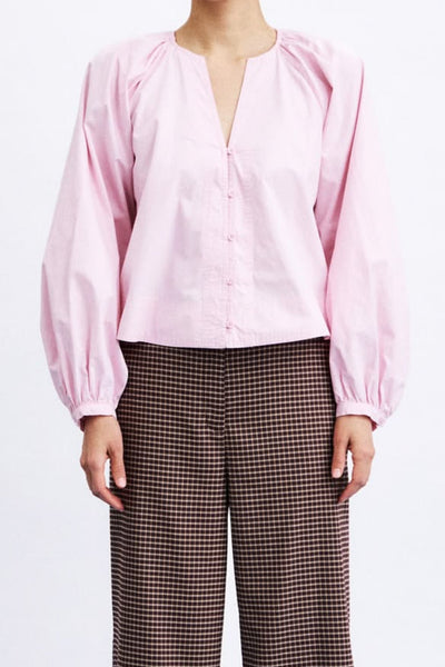 lightweight blouse in pretty pale pink