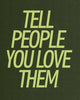 illustrated art print say i love you