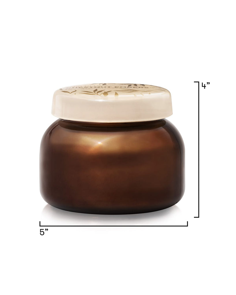 Chestnut Embers Autumn Glow Signature Candle from capri blue