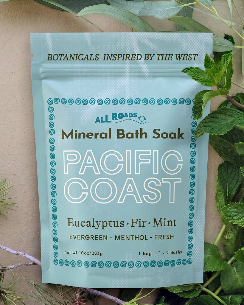 mineral bath soak, pacific coast