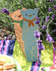 genuine leather bear bookmarks