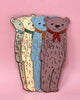 genuine leather bear bookmarks