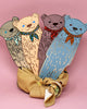 genuine leather bear bookmarks