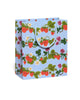 printed gift bag berries and bugs