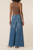 extra wide leg jeans in a versatile dark denim wash