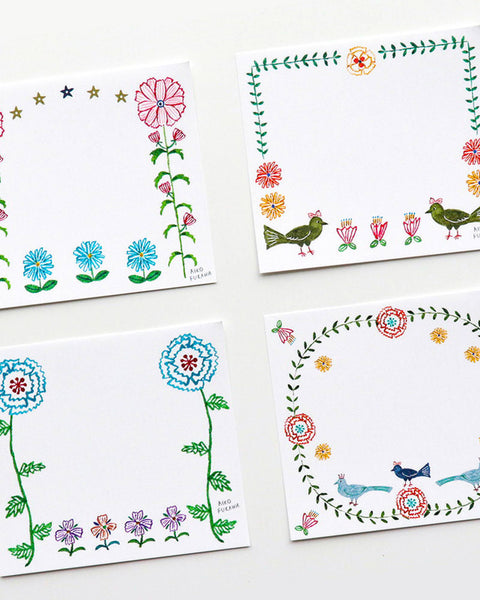 Block Memo Pad, flower gate