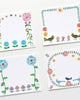 Block Memo Pad, flower gate