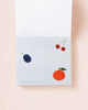 Block Memo Pad, fruit basket 