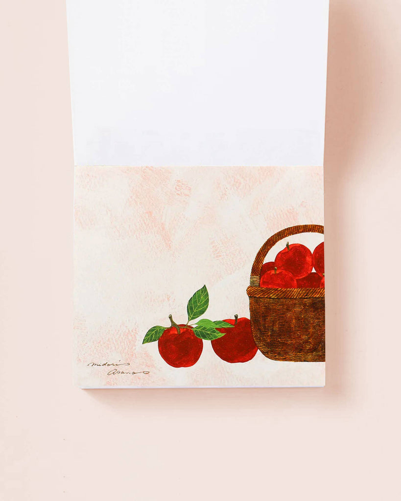 Block Memo Pad, fruit basket 
