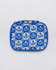 Blue Plaid Floral On-The-Go Tech Pouch