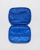 Blue Plaid Floral On-The-Go Tech Pouch