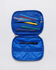 Blue Plaid Floral On-The-Go Tech Pouch