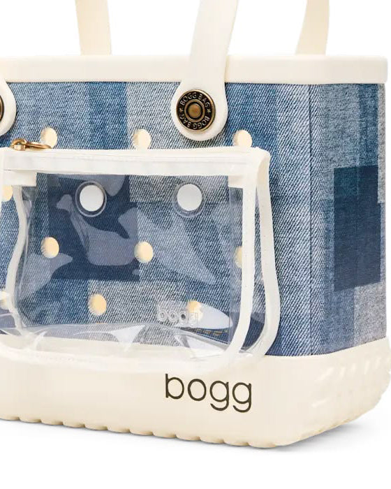 blue jean bitty bogg bag