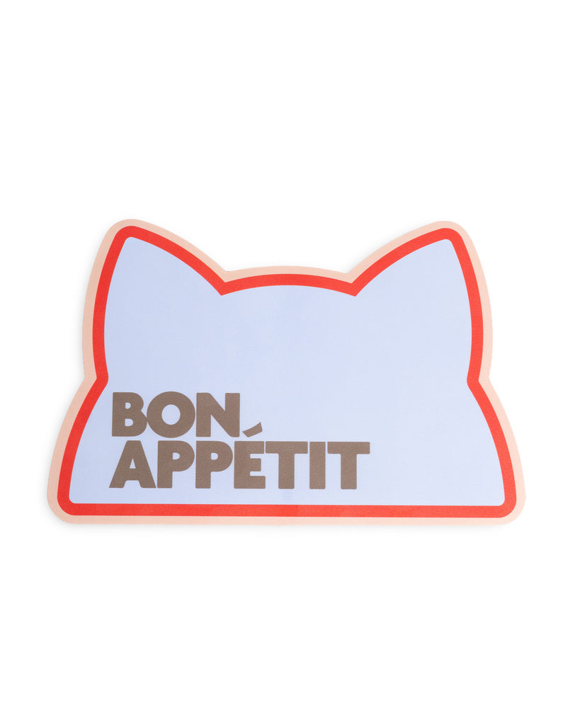 cute absorbent mat for a pet's water bowl