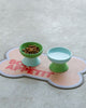 cute absorbent mat for a pet's water bowl