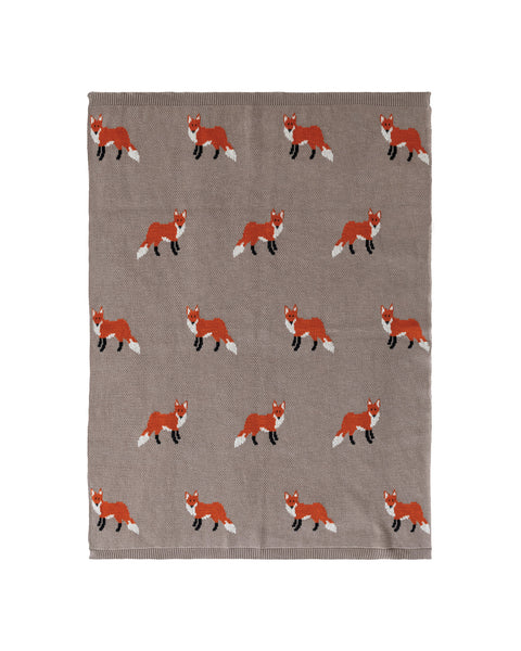 bonnie baby blanket foxes