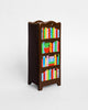 novelty ceramic vase in the shape of a bookshelf