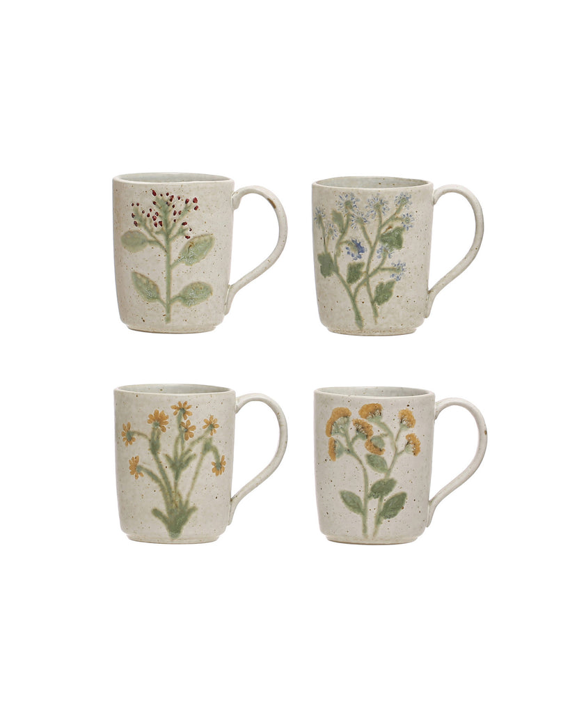 Botanical Stoneware Mug 
