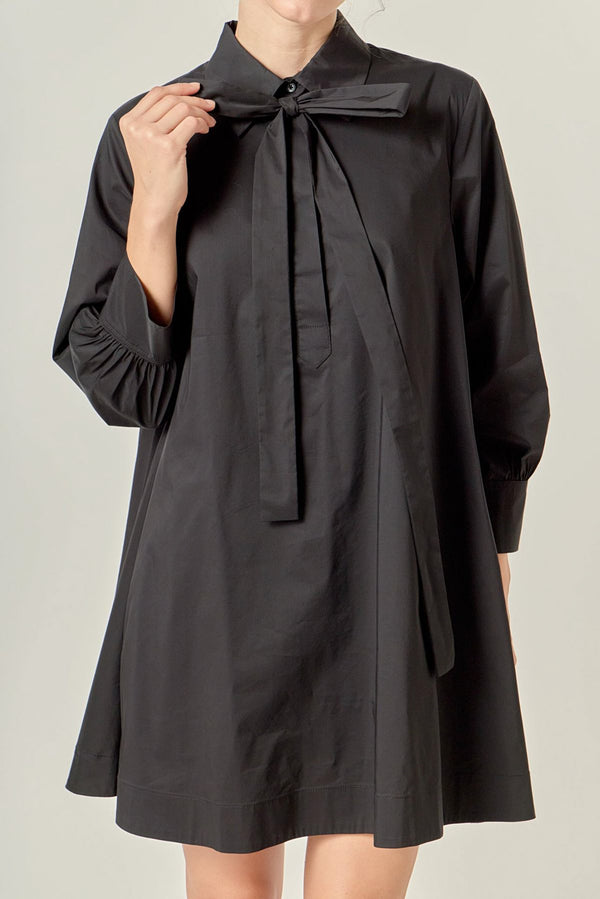 Bowie Black Shirt Dress *XS-L*