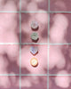 iridescent Button Mini Claw Set 