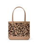 camel and hot cocoa leopard print bogg bag, baby