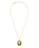 vintage-inspired cameo necklace, lily of the valley