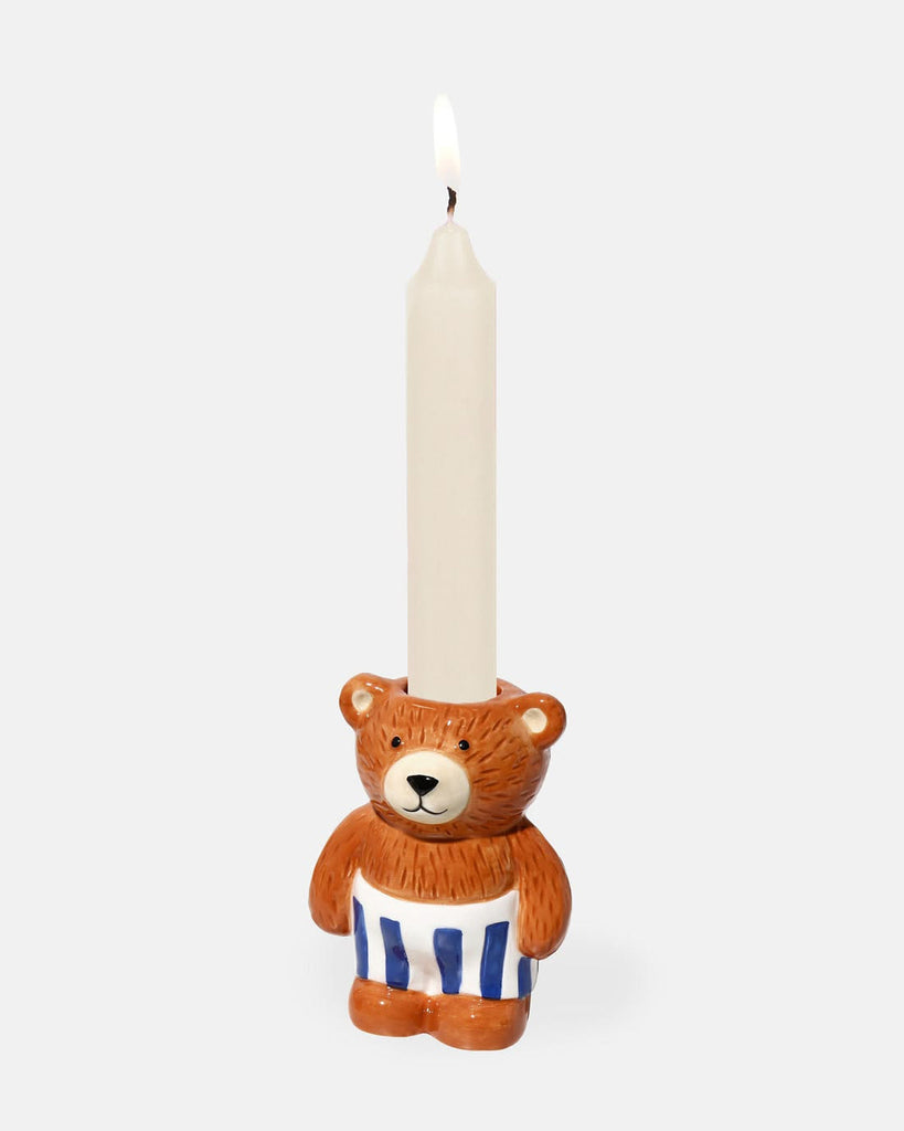 teddy bear candle holder
