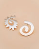 Caracol & Espiral Silver Studs