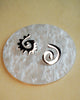 Caracol & Espiral Silver Studs