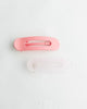 cassie banana clip set in blush