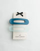 cassie banana clip set in blue