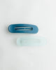 cassie banana clip set in blue