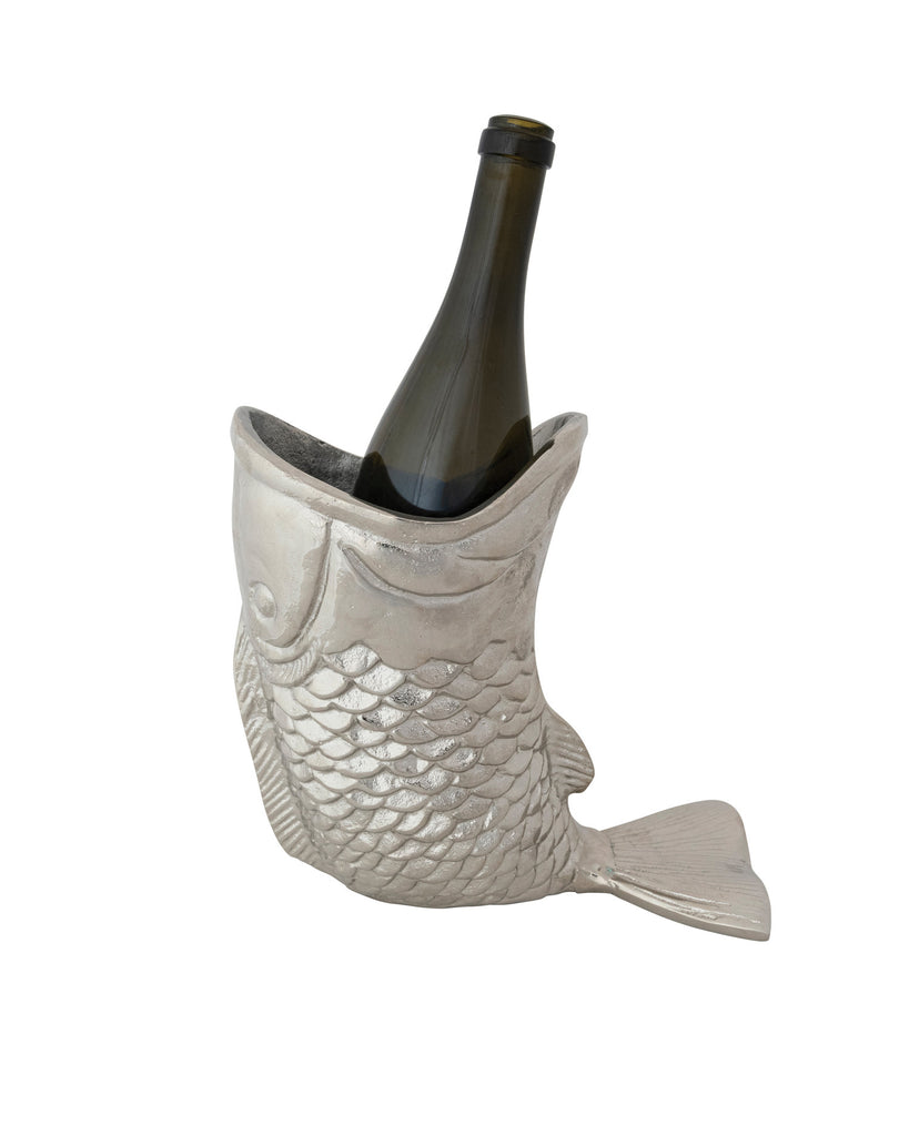 Cast Aluminum Fish Bottle Holder