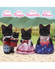 midnight cat family from calico critters