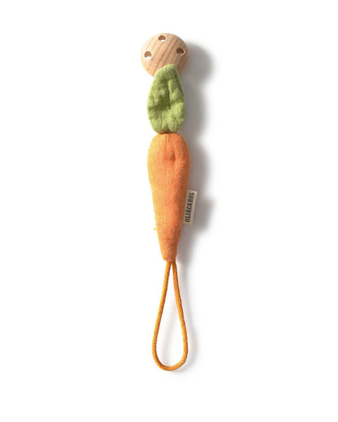 Cathy the Carrot Pacifier Clip