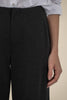 professional looking wide leg trousers in charcoal grey