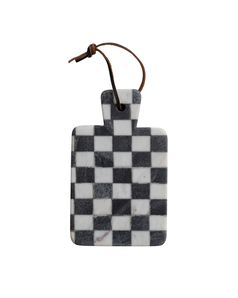 Checkerboard Marble Cheeseboard