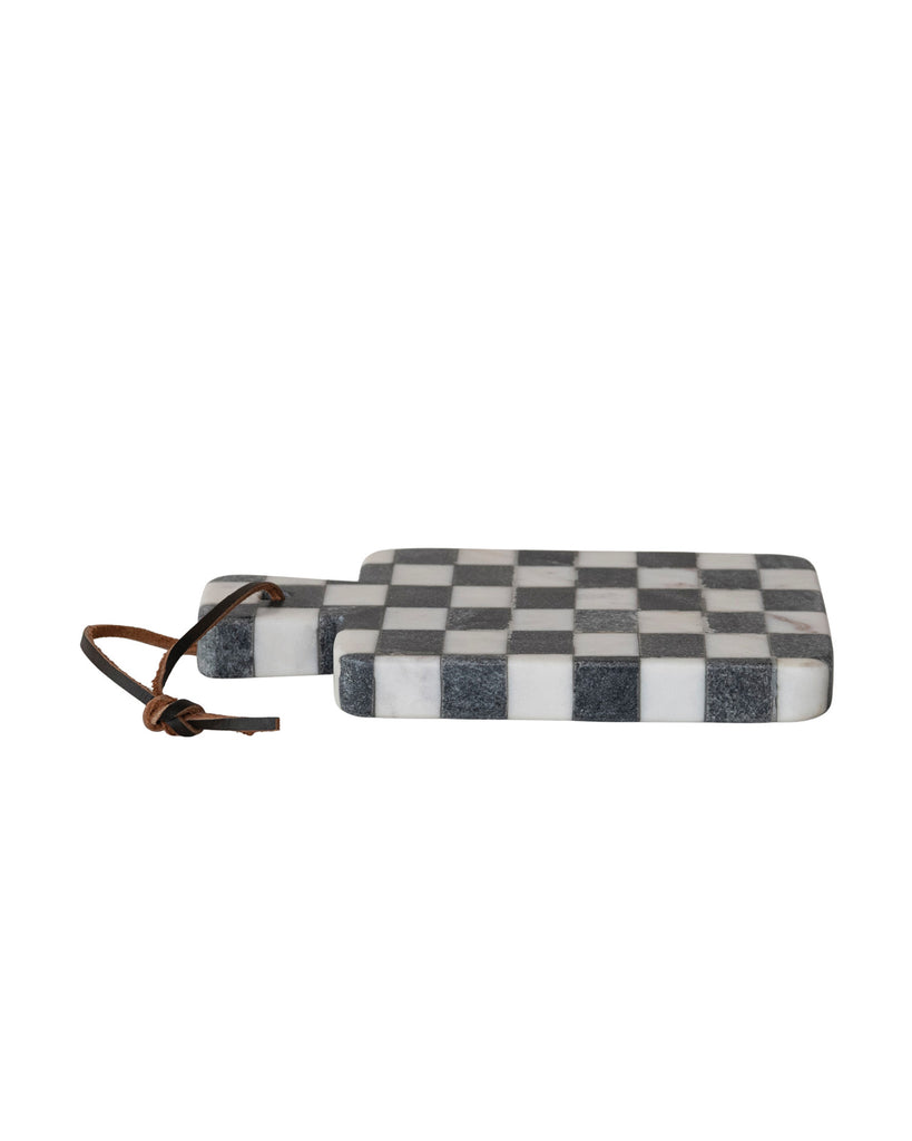 Checkerboard Marble Cheeseboard