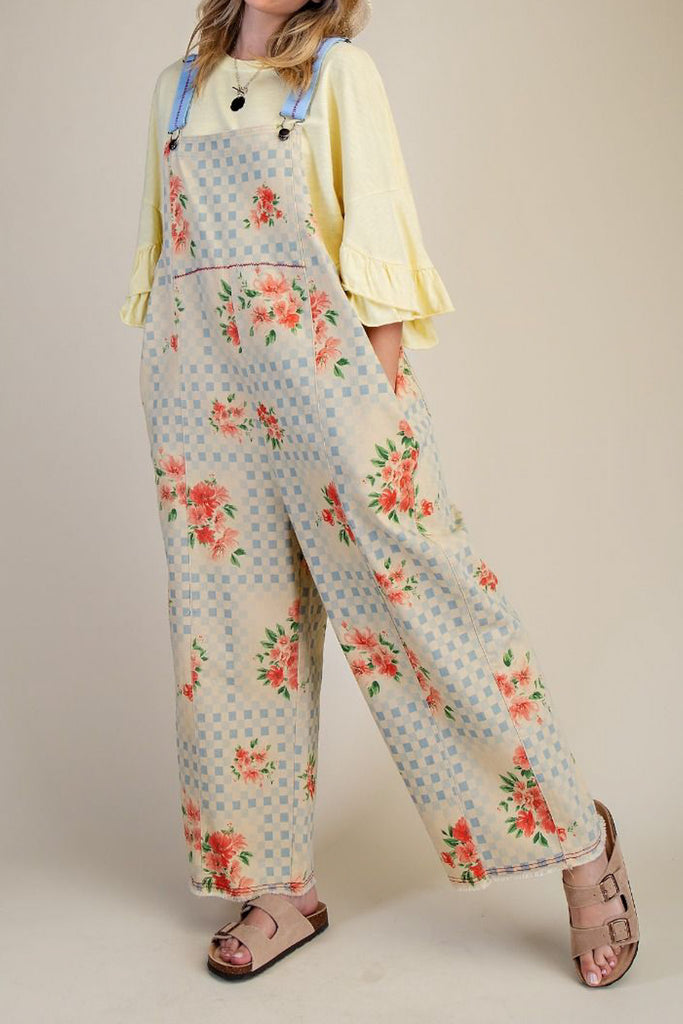 Chopin Floral Overalls